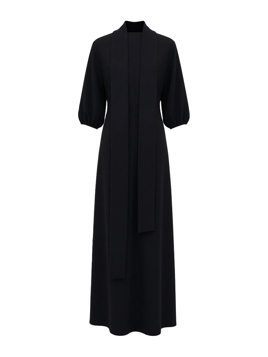 Margaux | Robes Maxi à Manches Boutonnées