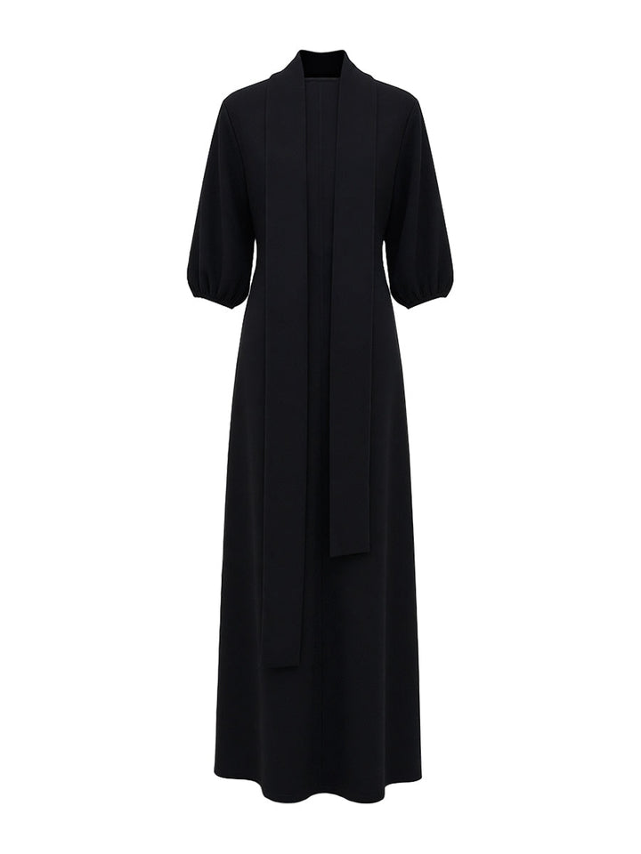 Margaux | Robes Maxi à Manches Boutonnées