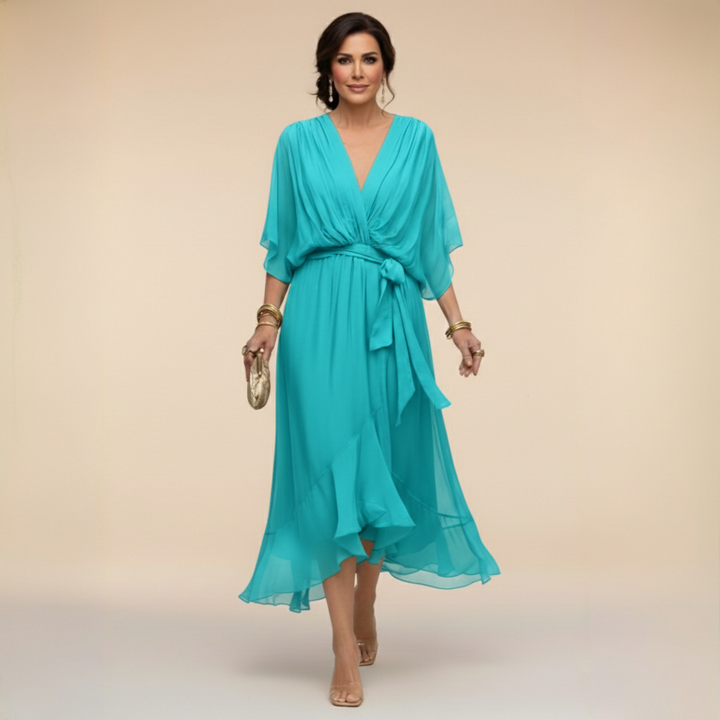 MONICA | Robe en chiffon