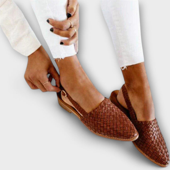 Jesselle | Ballerines à Talon Ouvert