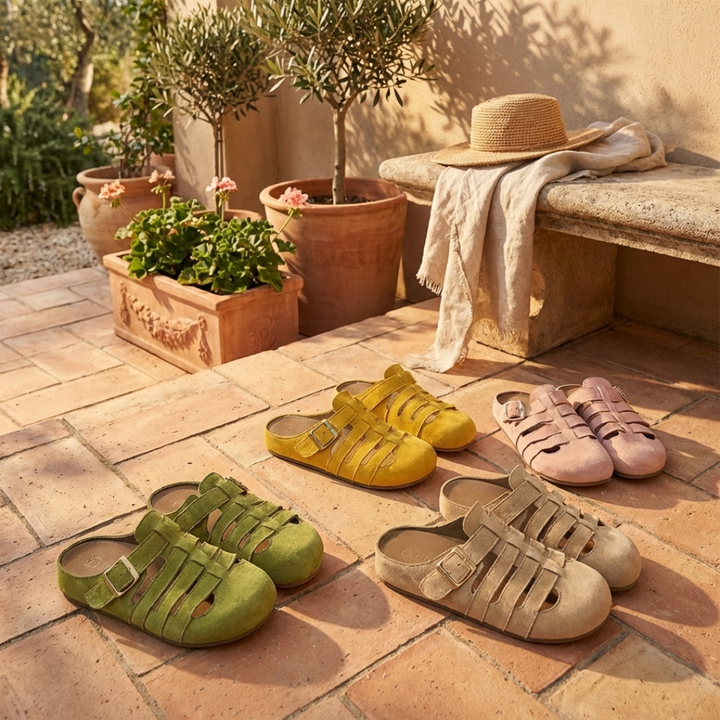 Nathalie | Sandales Mules Confort à Enfiler