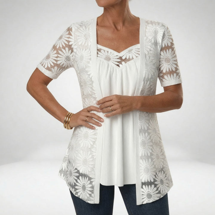 Gabrielle | Blouse À Dentelle Pour Femmes