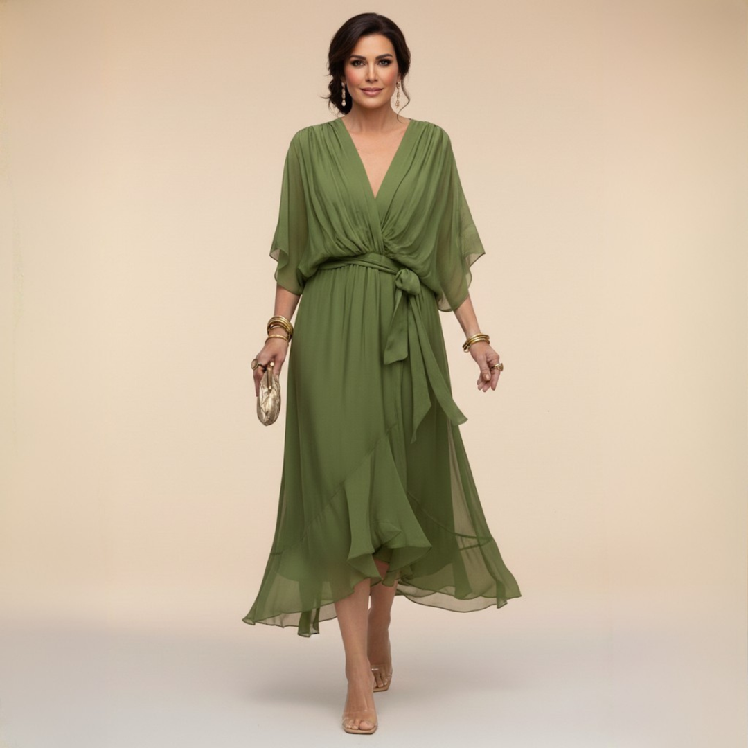MONICA | Robe en chiffon