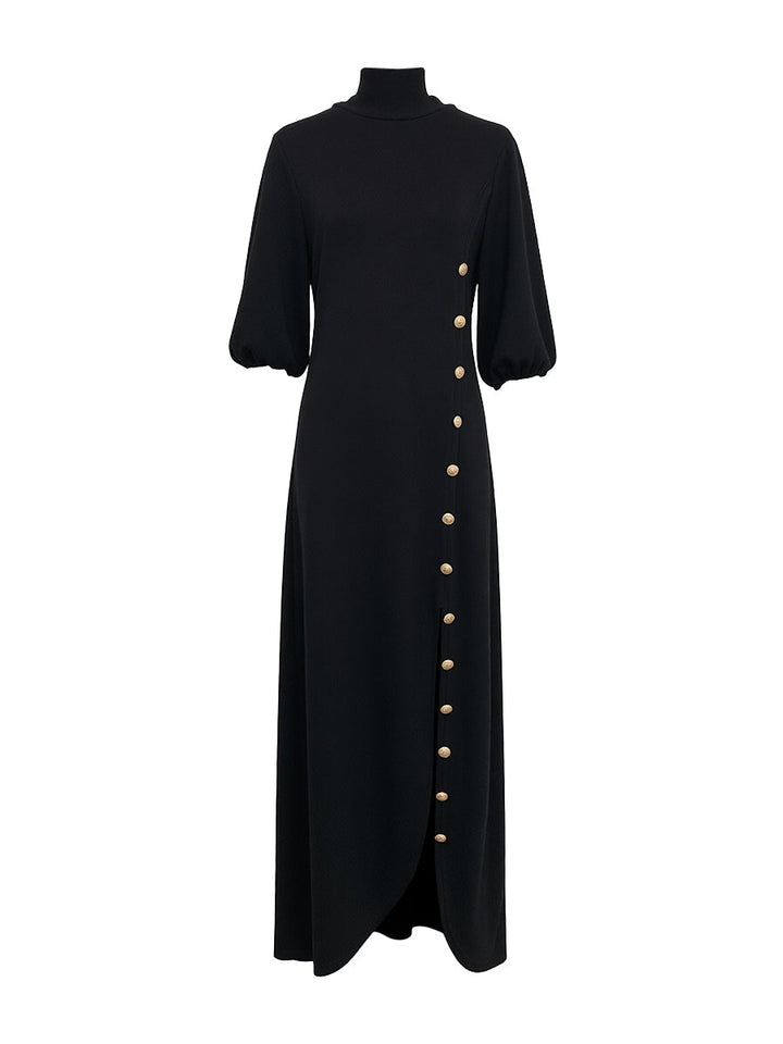 Margaux | Robes Maxi à Manches Boutonnées