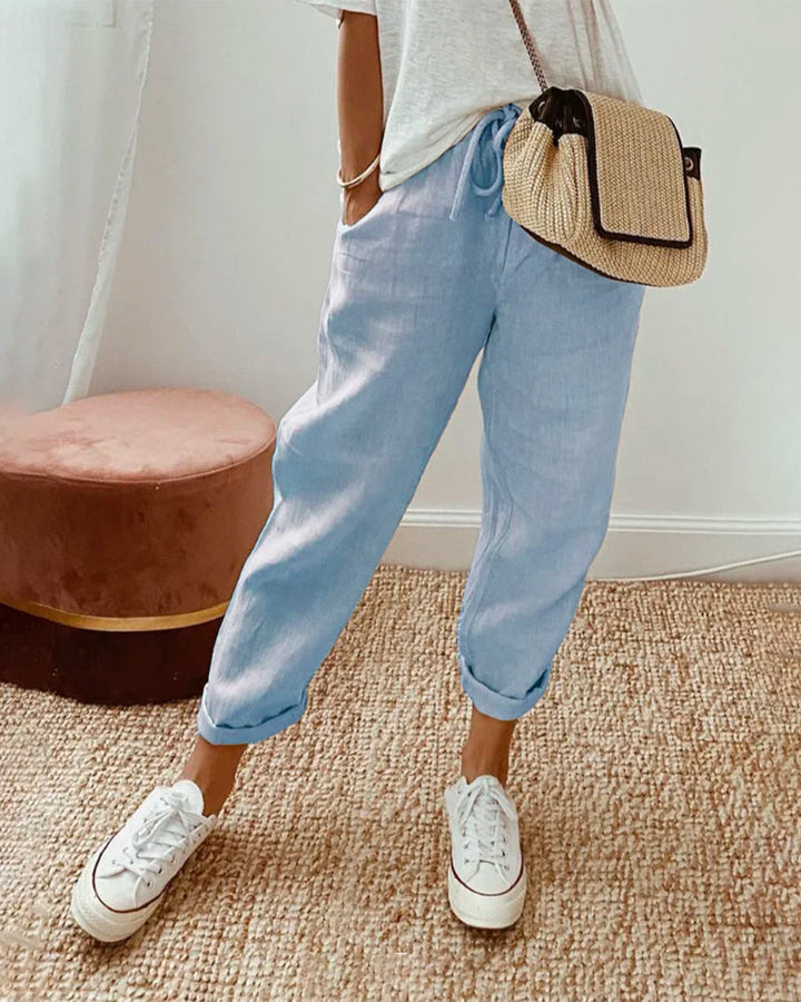 Lucie™ — Pantalon fluide en mélange