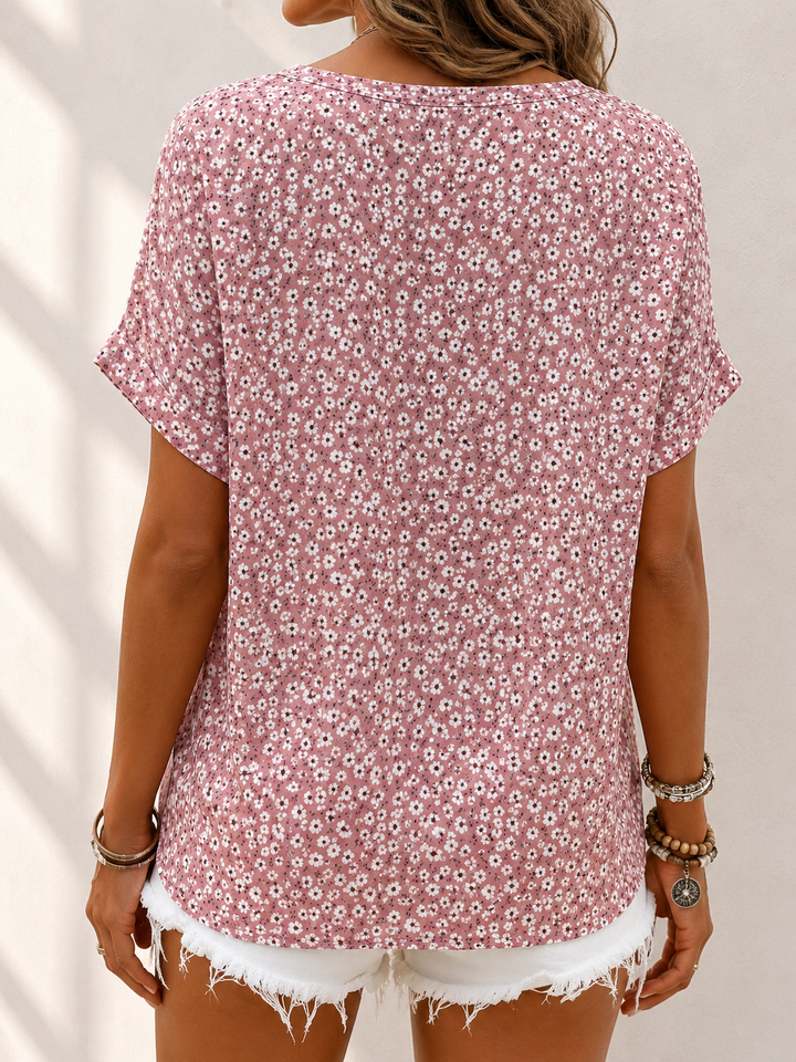 Élodie | Blouse Florale Chic Pour Femme