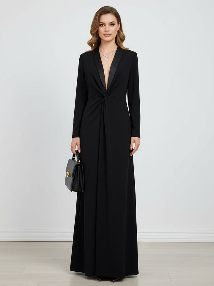 Camille | Robes Maxi à Col V Profond