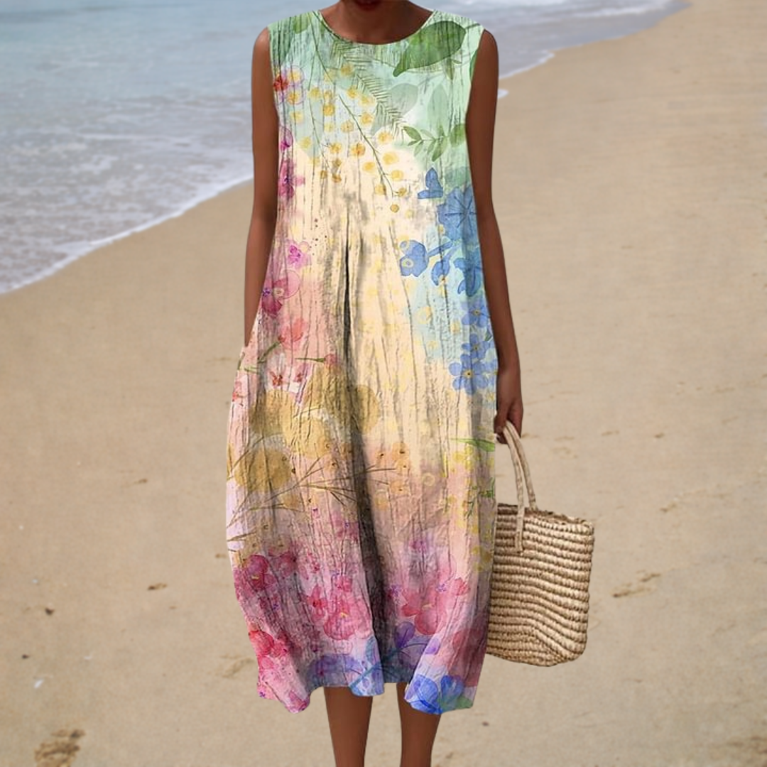 Lucienne | Robe Midi Bohémienne