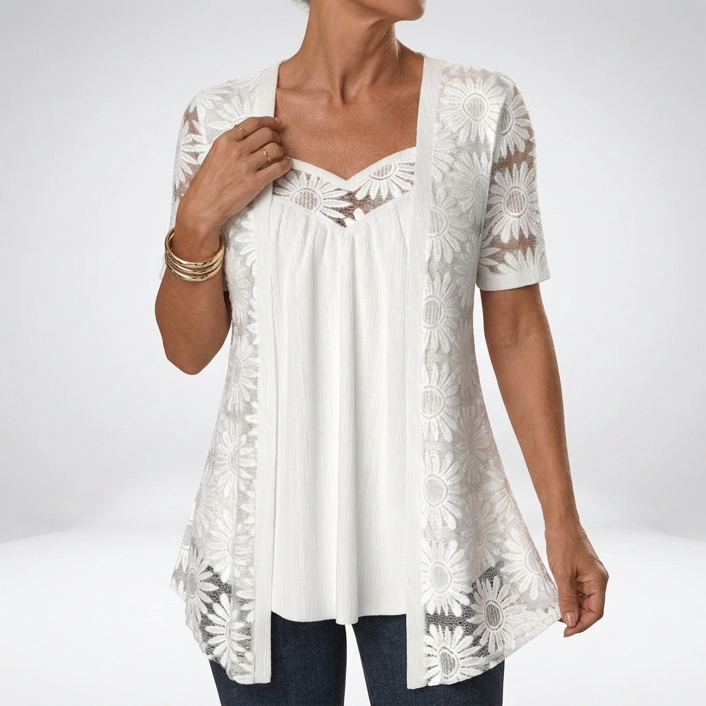 Gabrielle | Blouse À Dentelle Pour Femmes