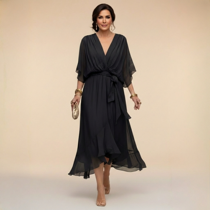 MONICA | Robe en chiffon