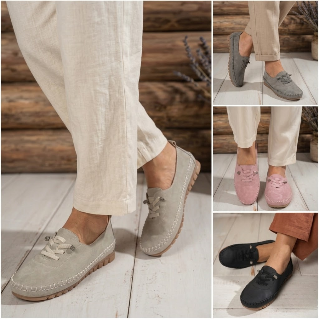 Céliane | Mocassins Souples à Semelle Ergonomique et Confort Intégral