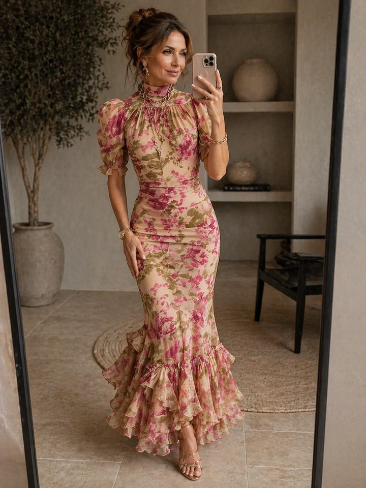 SAE | Maxi Robe Rose