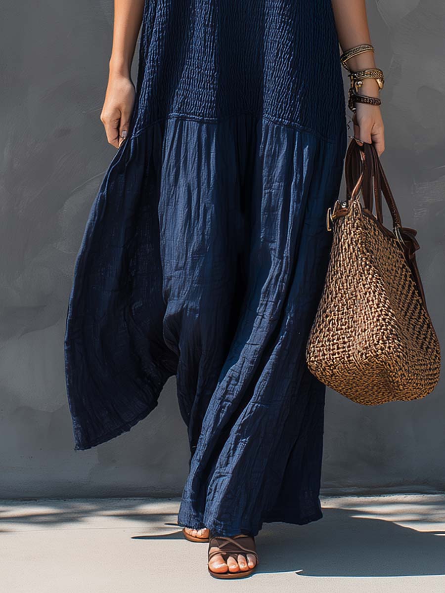 LUNA | Maxi Robe Boho Patchwork