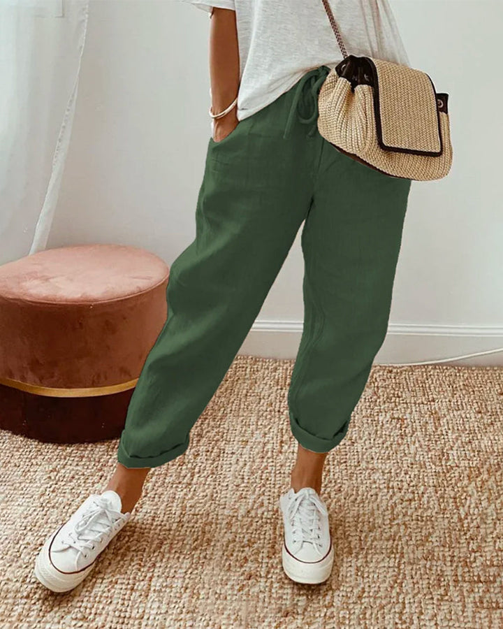 Lucie™ — Pantalon fluide en mélange