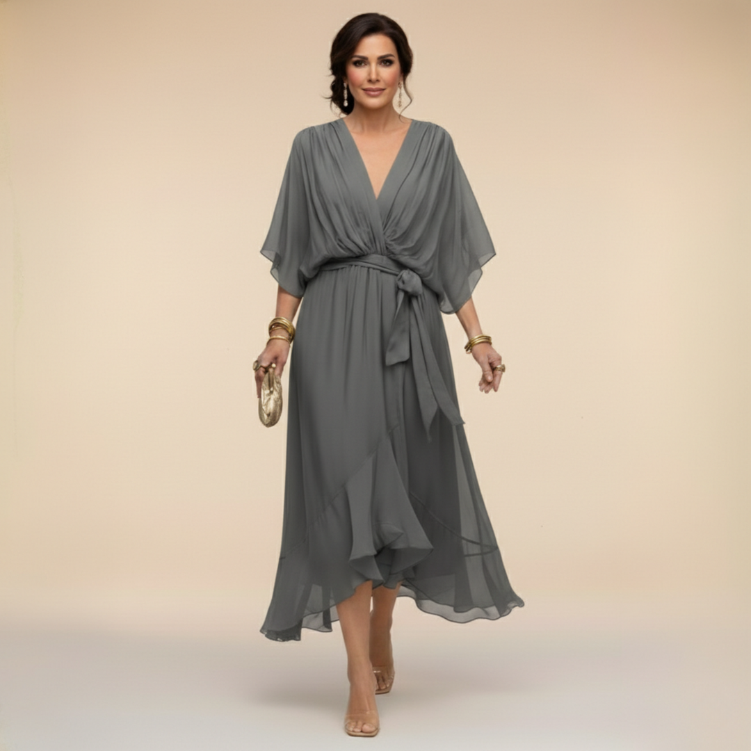 MONICA | Robe en chiffon