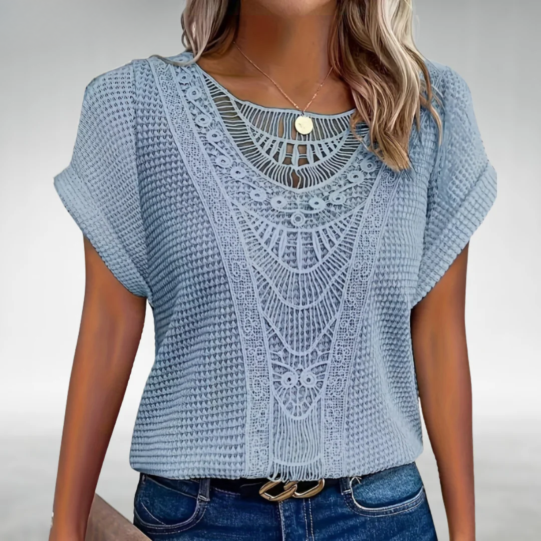 Mia | Blouse de Confort Bohémien
