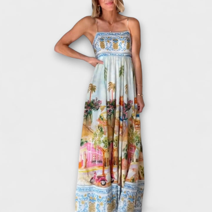 Lumen - Robe Maxi Aracati Multicolore