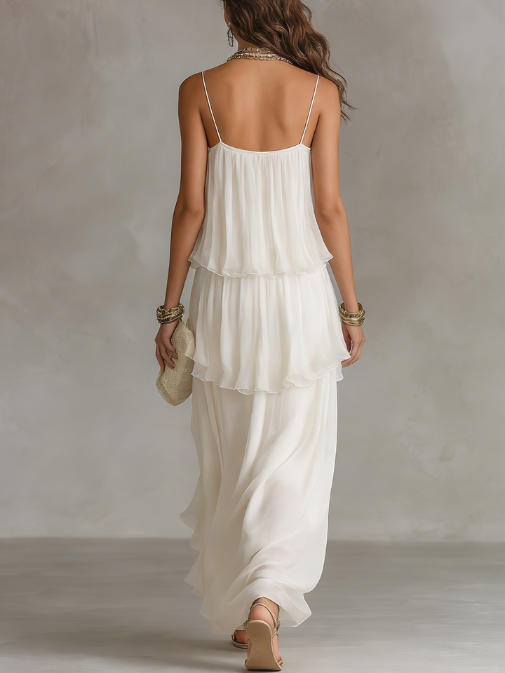 AURELIA | Robe Maxi Chiffon