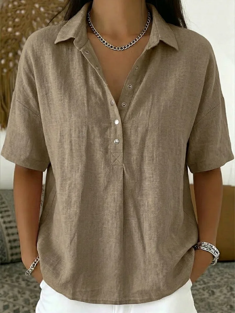 Hannah | Blouse Élégante et Confortable