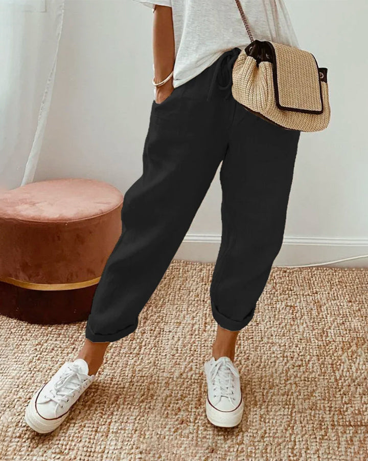 Lucie™ — Pantalon fluide en mélange