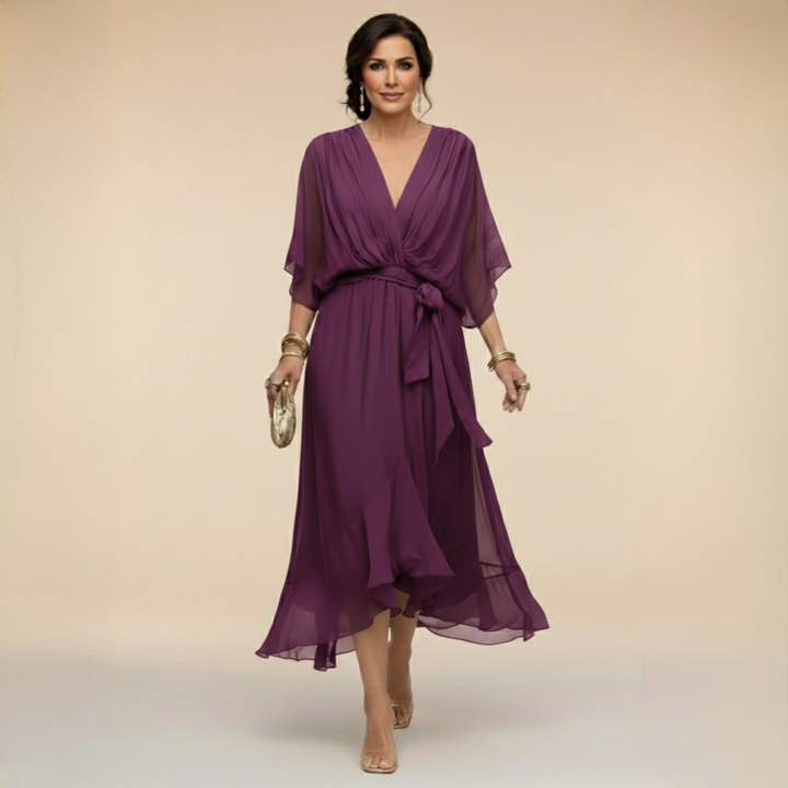 MONICA | Robe en chiffon