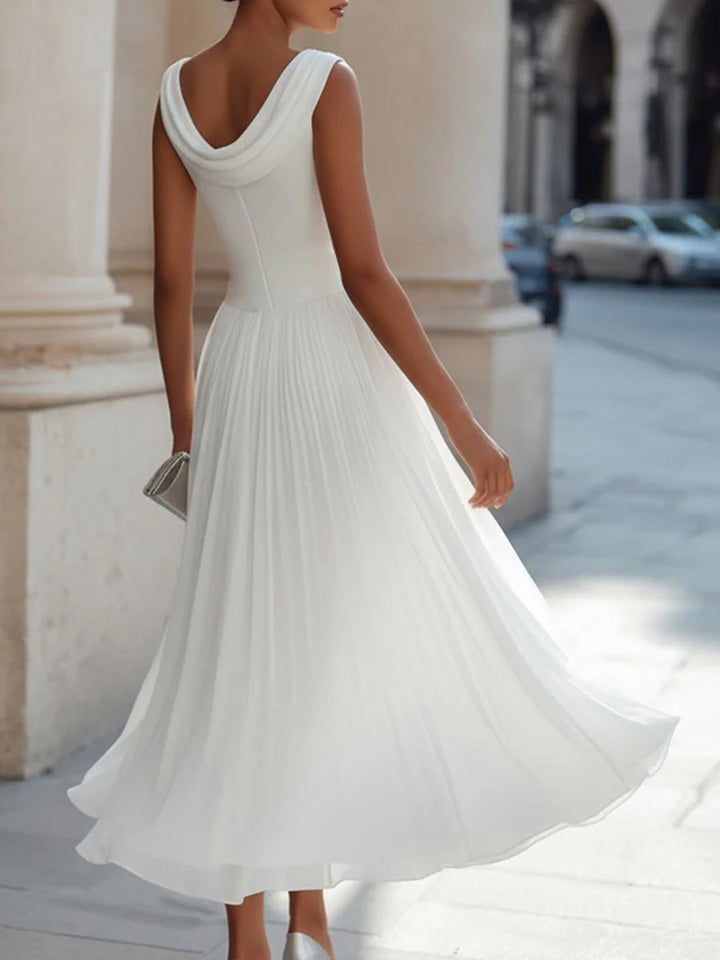 Vireen | Robe Midi Plissée