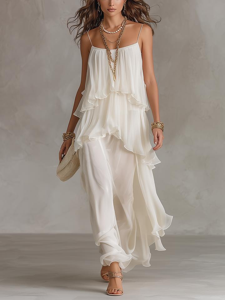 AURELIA | Robe Maxi Chiffon