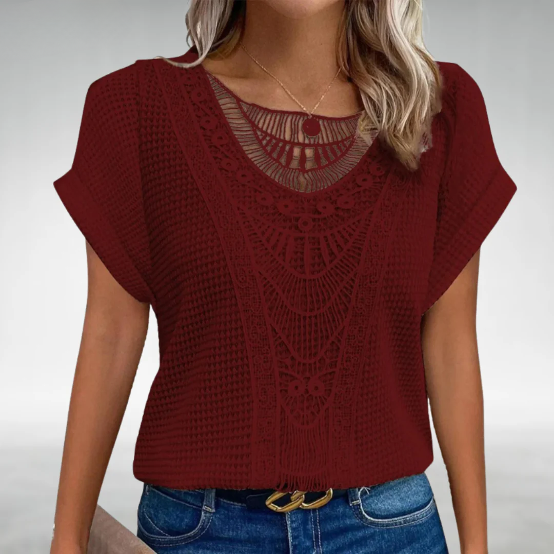 Mia | Blouse de Confort Bohémien