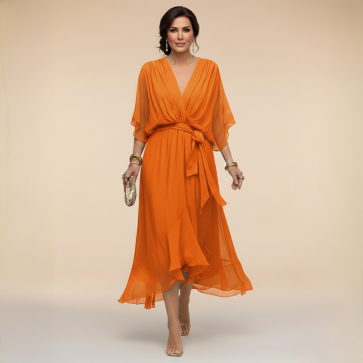 MONICA | Robe en chiffon