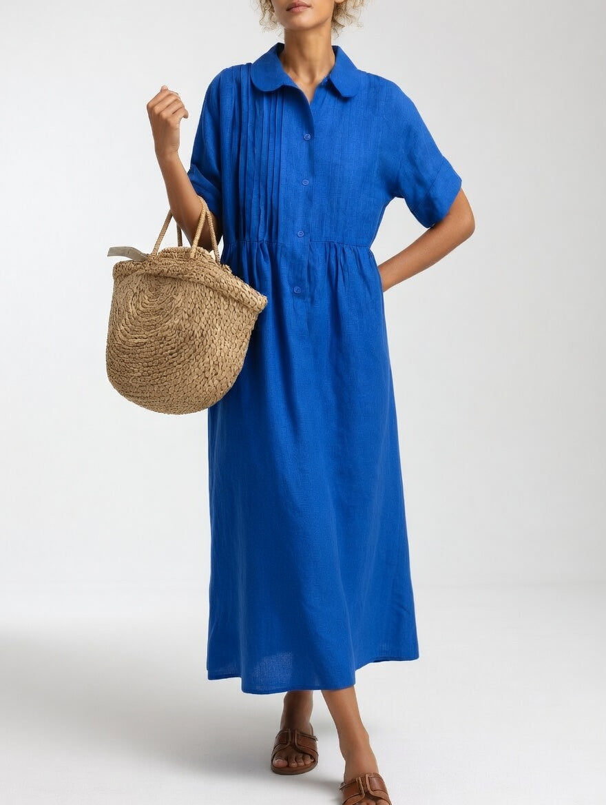 Lysandra | Robe Chemise Légère et Estivale