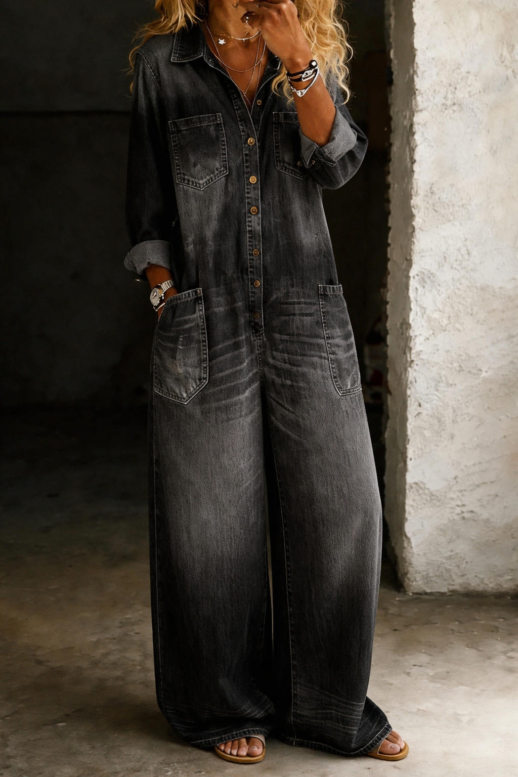 Thalassa | Combinaison en Denim Légère