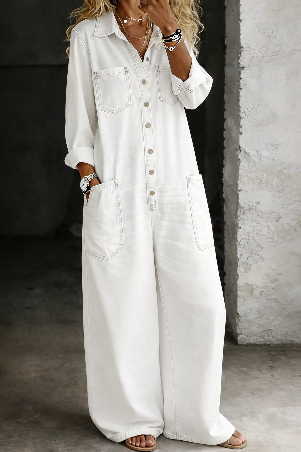 Thalassa | Combinaison en Denim Légère