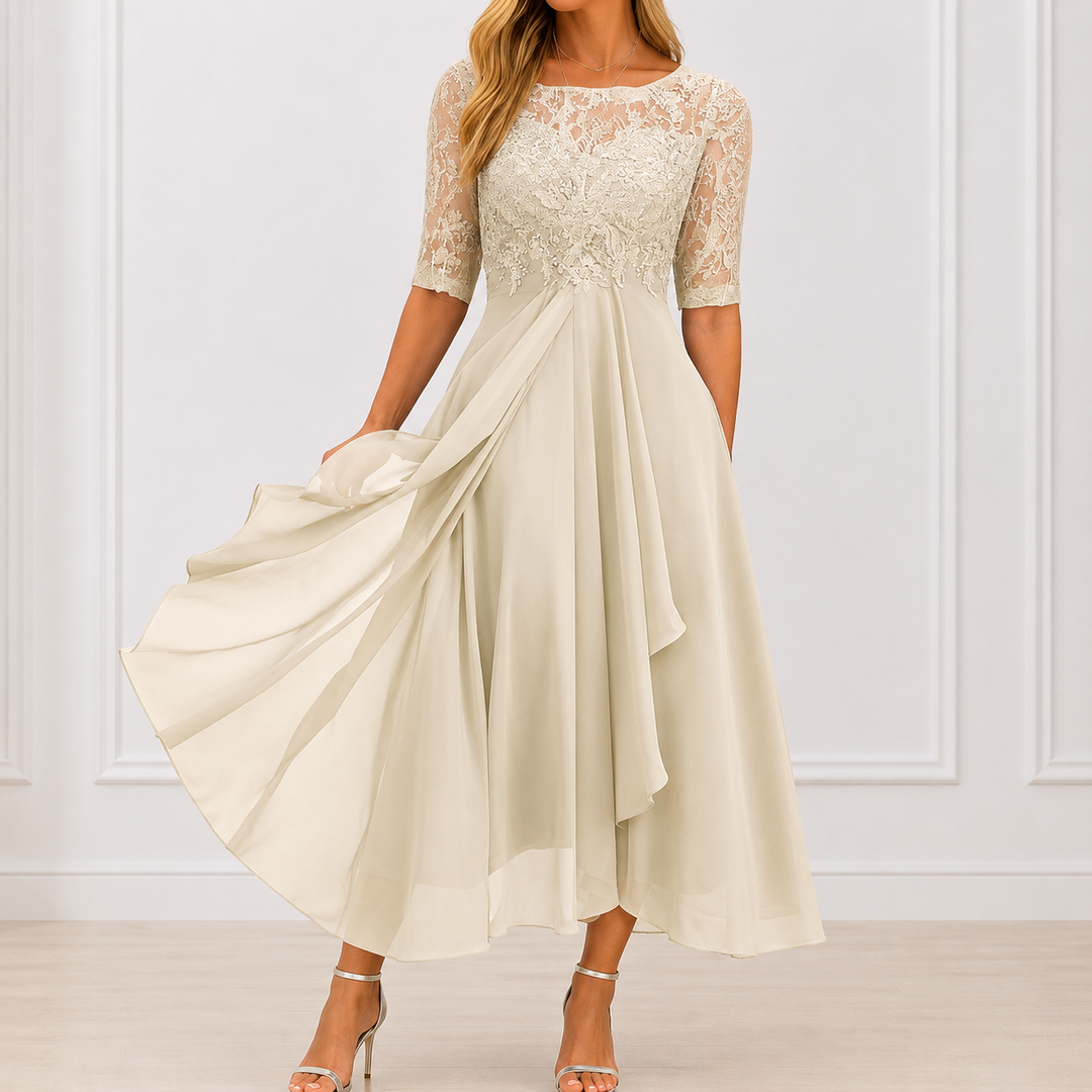 Pauline | Robe Élégante Florale Marie