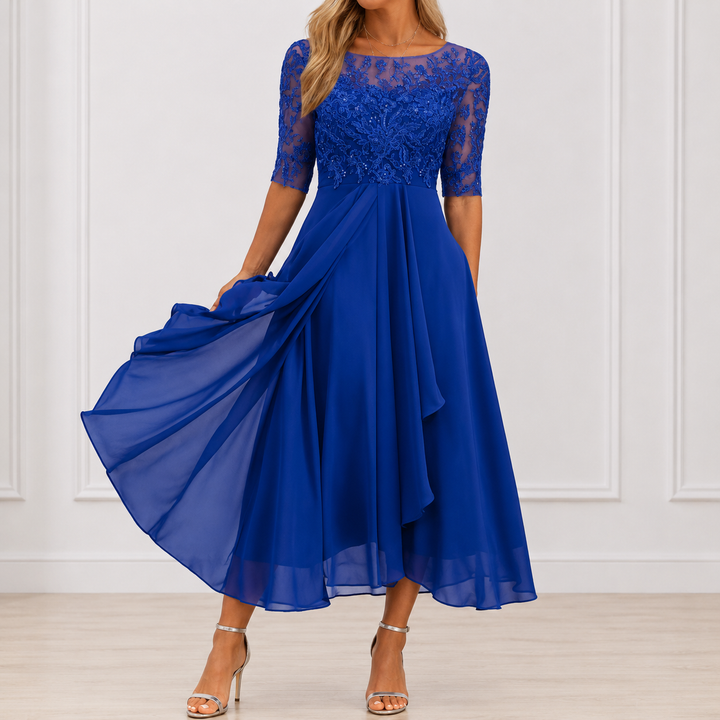 Pauline | Robe Élégante Florale Marie