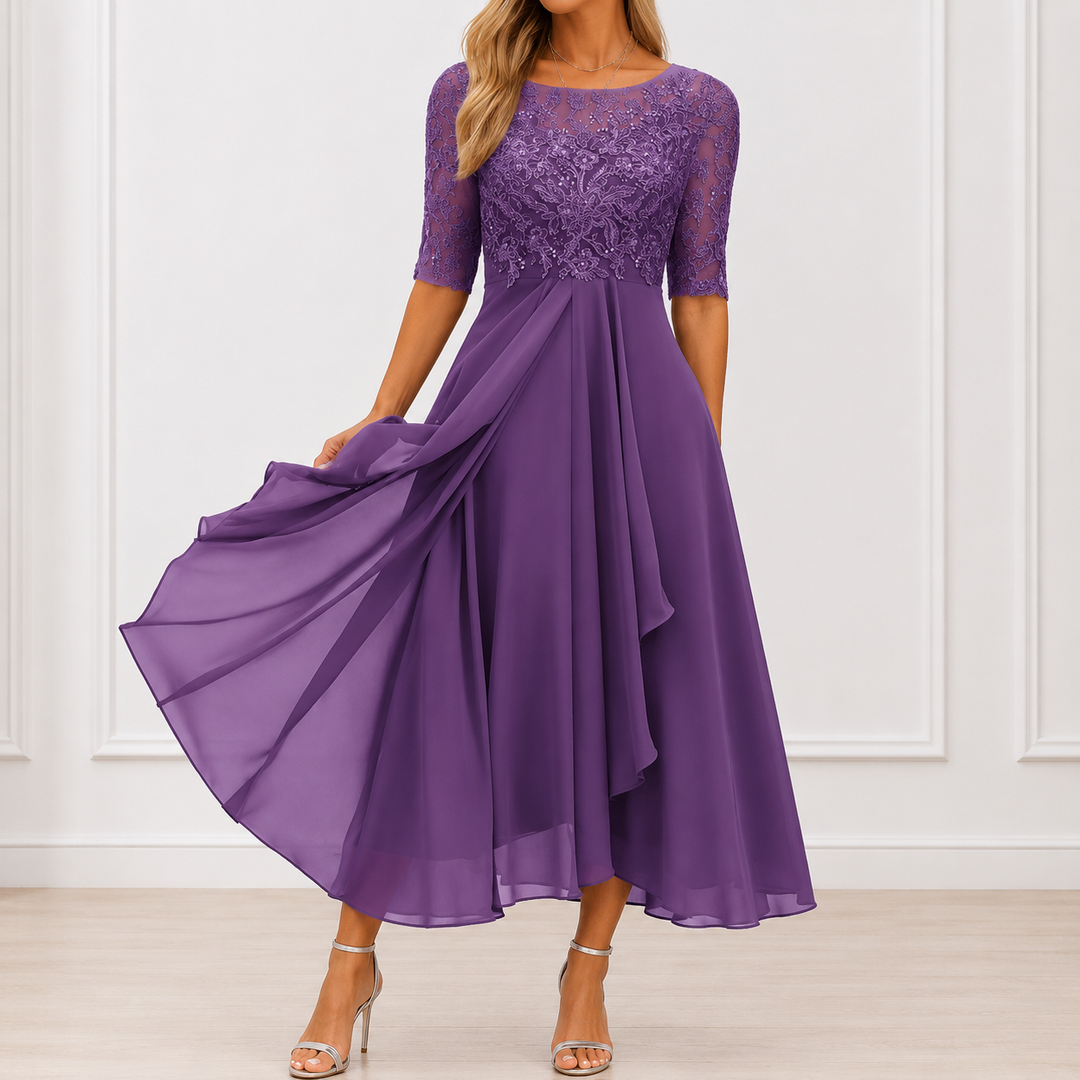 Pauline | Robe Élégante Florale Marie