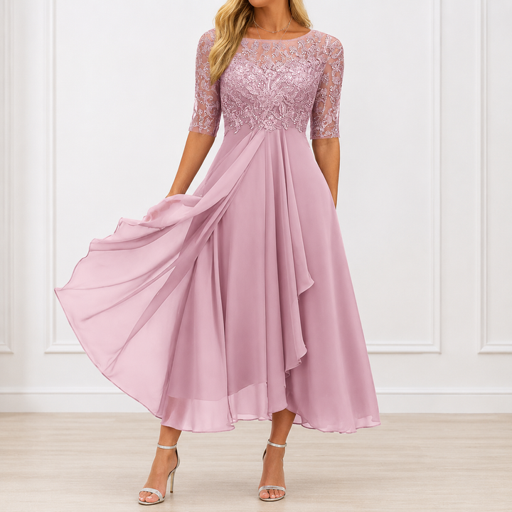 Pauline | Robe Élégante Florale Marie