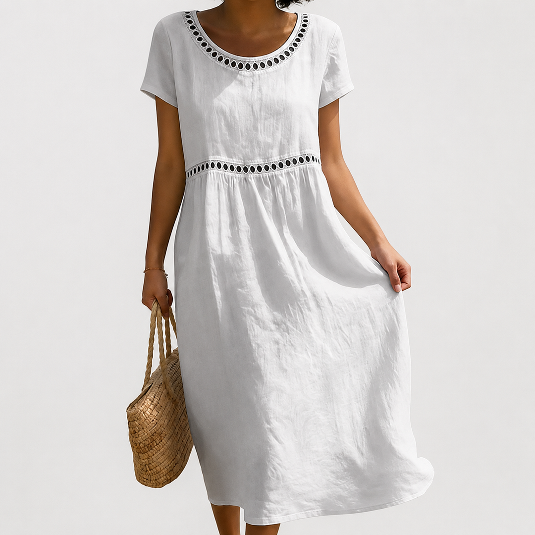 Amélie | Robe Plissée Pour Femmes