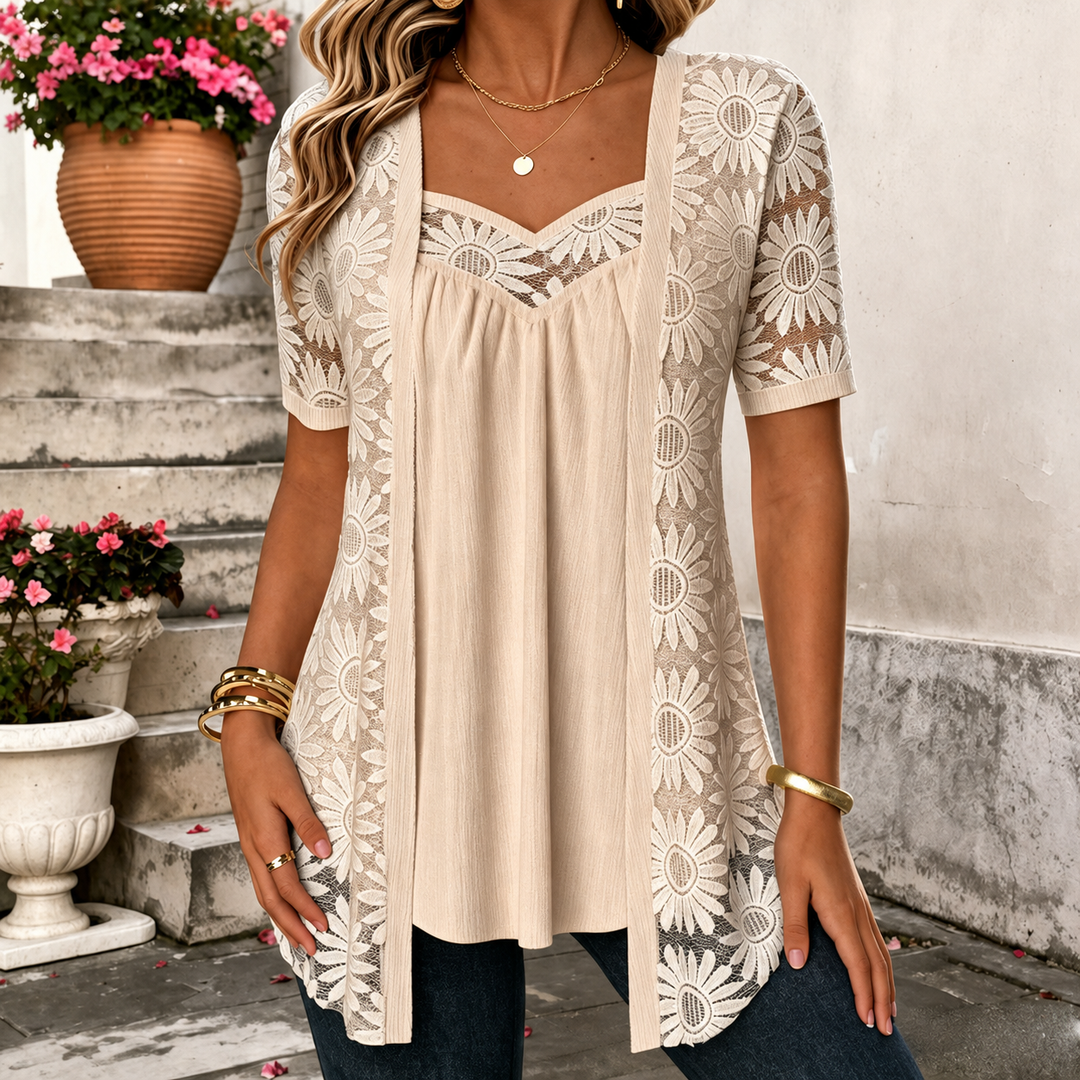 Gabrielle | Blouse À Dentelle Pour Femmes