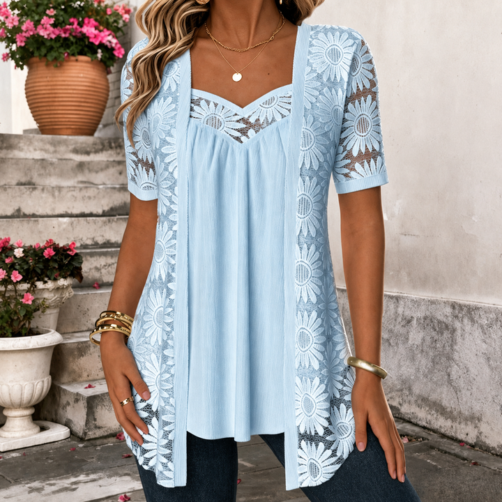 Gabrielle | Blouse À Dentelle Pour Femmes