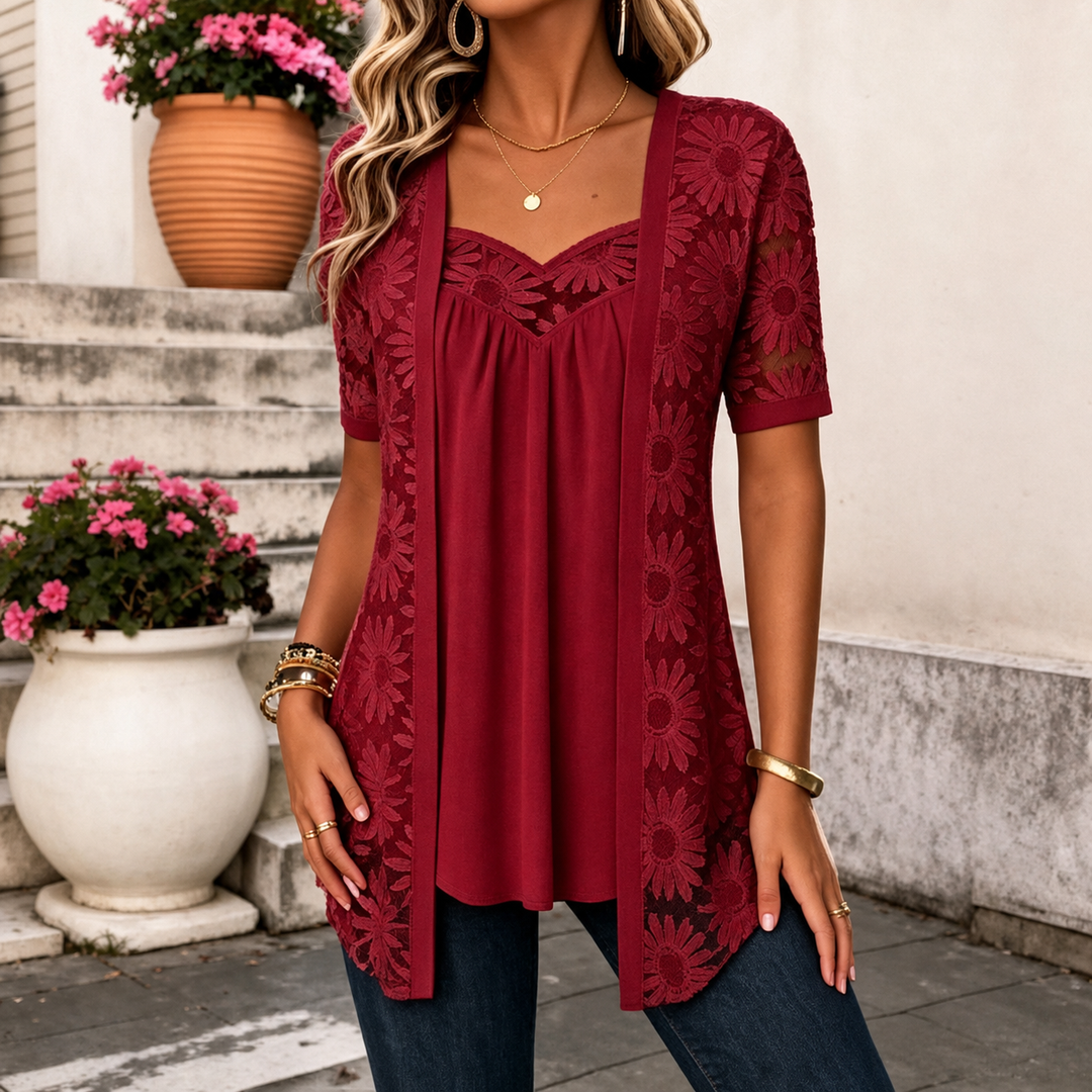 Gabrielle | Blouse À Dentelle Pour Femmes