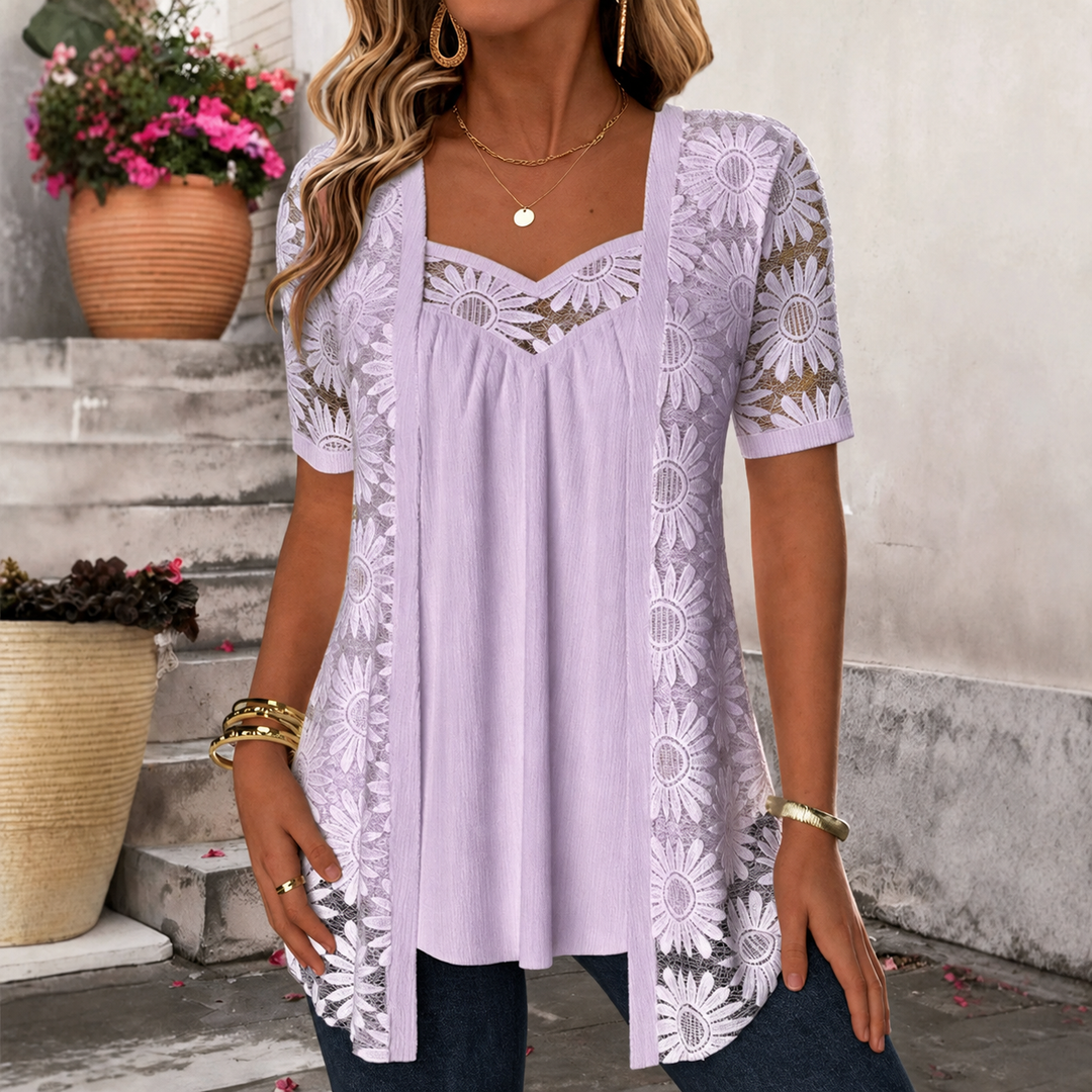 Gabrielle | Blouse À Dentelle Pour Femmes