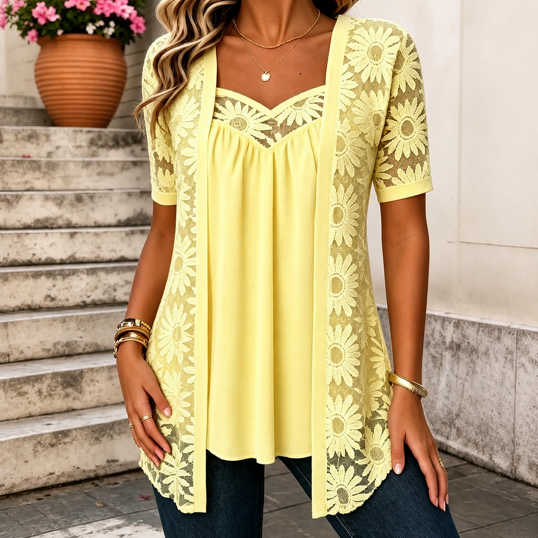Gabrielle | Blouse À Dentelle Pour Femmes