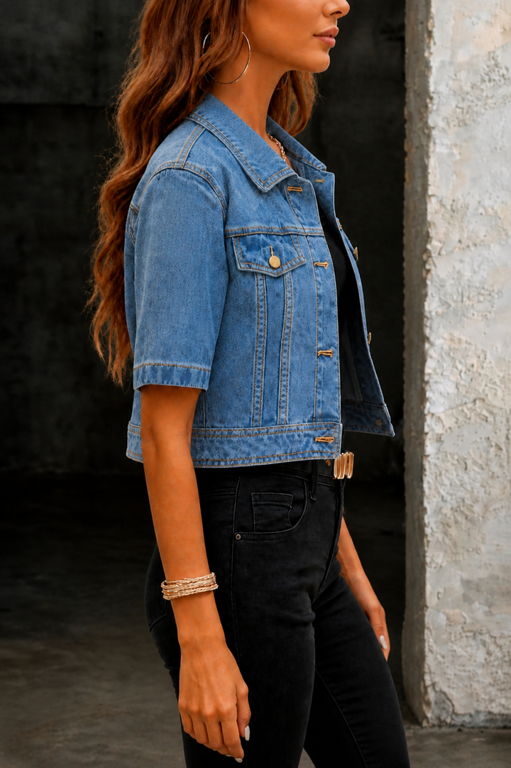 Jessica | Veste en Jean Courte