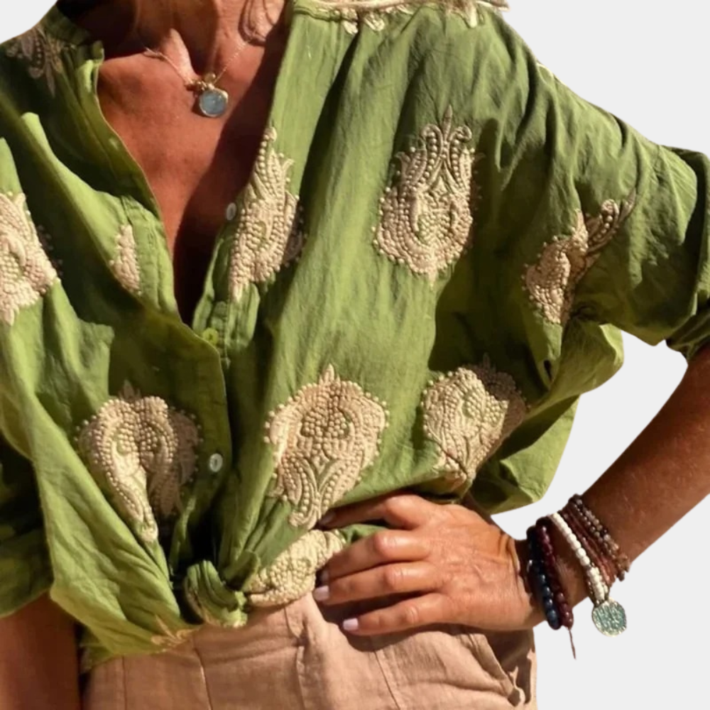 Paula | Blouse d'été bohème chic