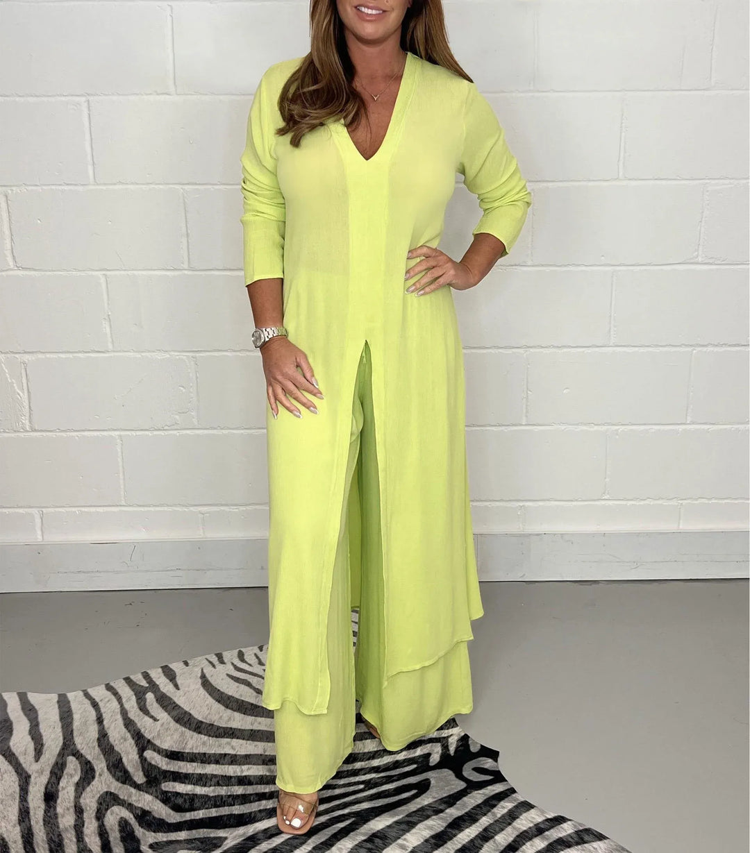 Cherly™ Ensemble Douillet à Deux Pièces