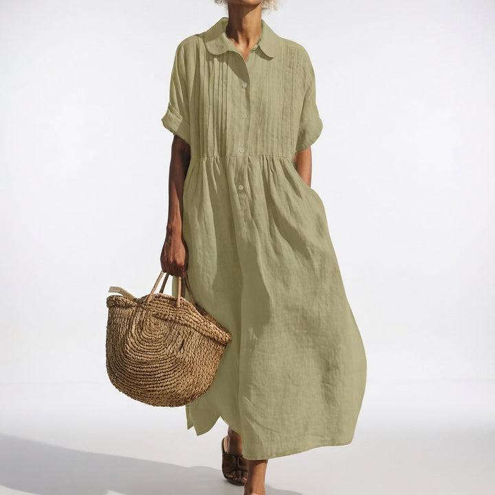 Lysandra | Robe Chemise Légère et Estivale