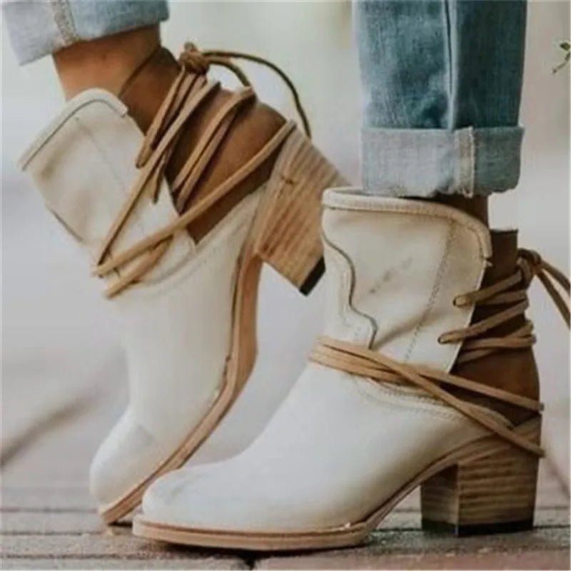 Bottes de Style Western Rétro