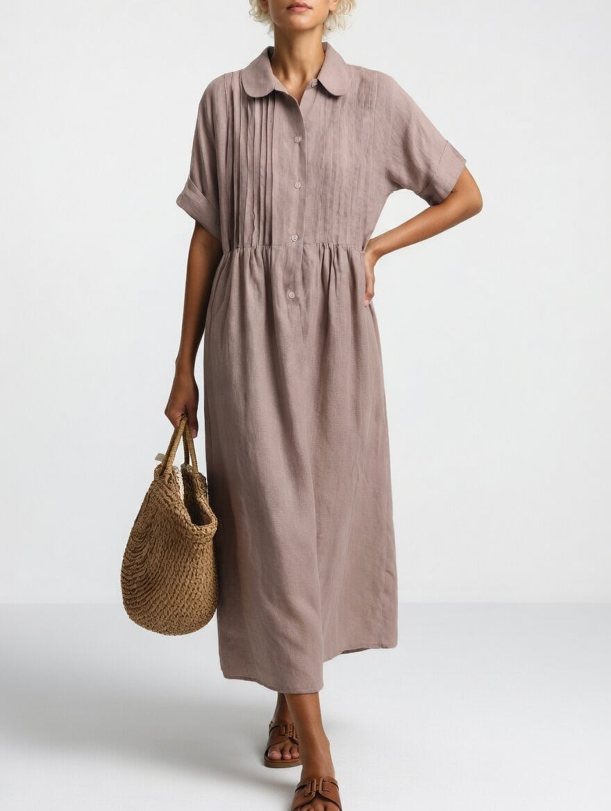 Lysandra | Robe Chemise Légère et Estivale