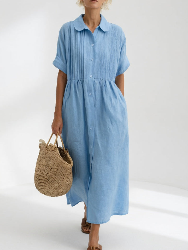 Lysandra | Robe Chemise Légère et Estivale
