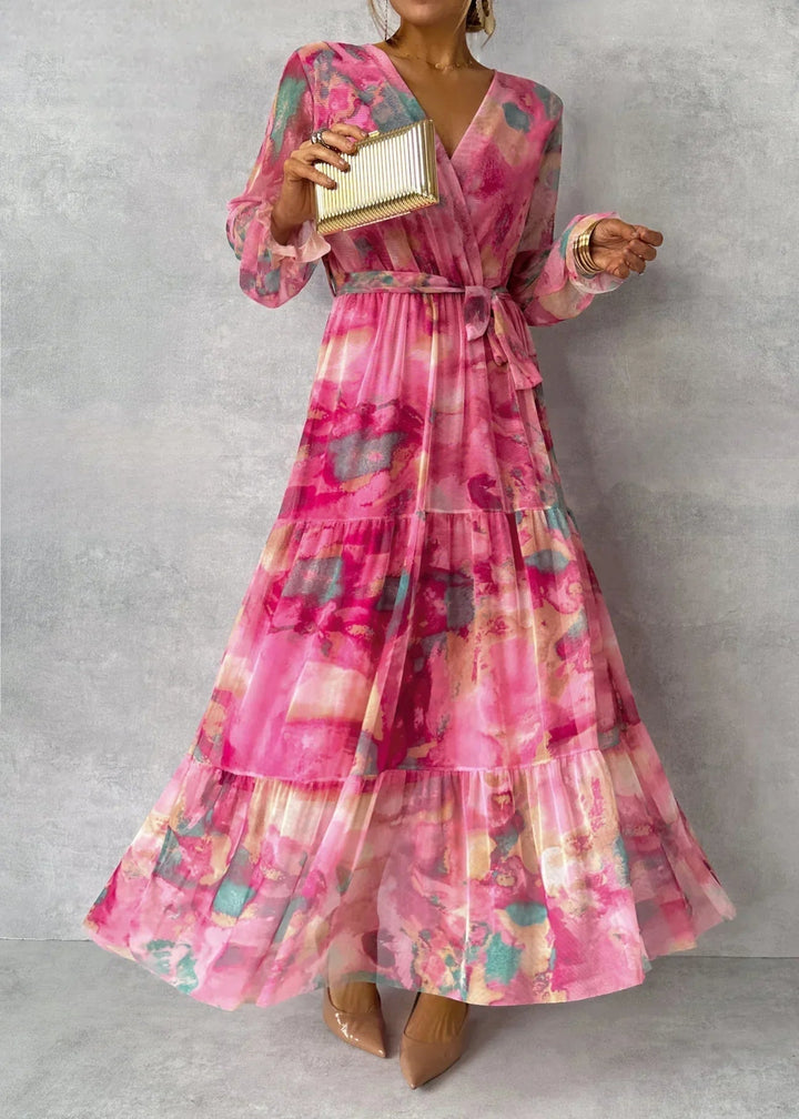 Hazel | Robe portefeuille à imprimé floral